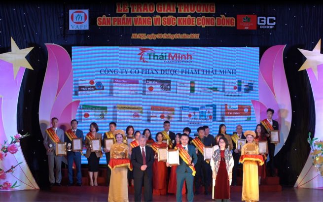 15 sản phẩm của Thái Minh nhận huy chương “Sản phẩm vàng vì sức khỏe cộng đồng”