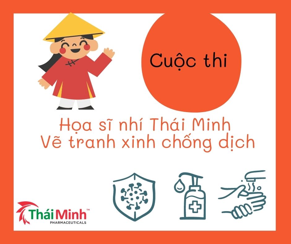 Cuộc thi: Hoạ sĩ nhí Thái Minh vẽ tranh xinh chống dịch