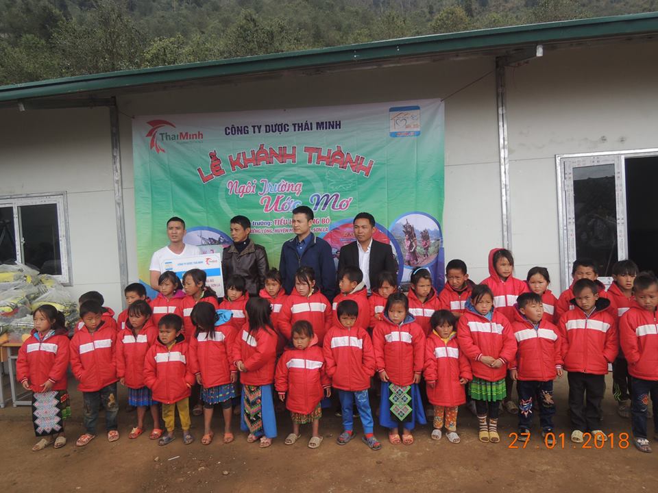 Dược phẩm Thái Minh khánh thành 3 “ngôi trường ước mơ” cho trẻ vùng cao Sơn La