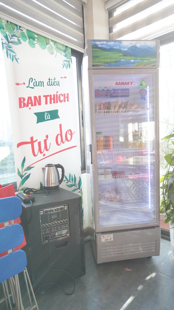 Không gian “chill phết” của căng tin Hạnh phúc 5K+ Thái Minh