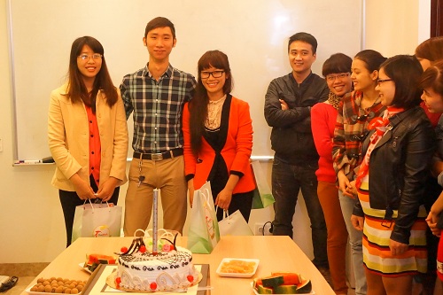 Lễ sinh nhật cho nhân viên tháng 12