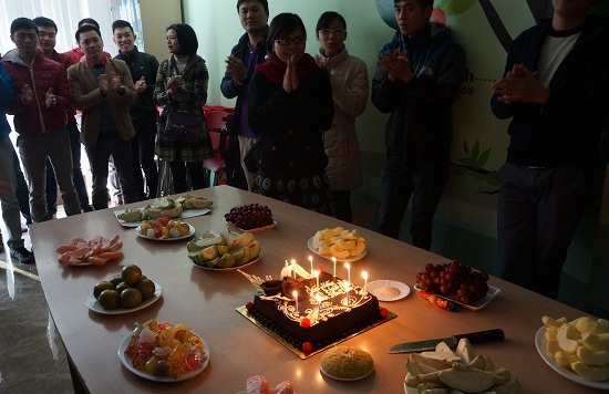 Sinh nhật cho nhân viên tháng 1